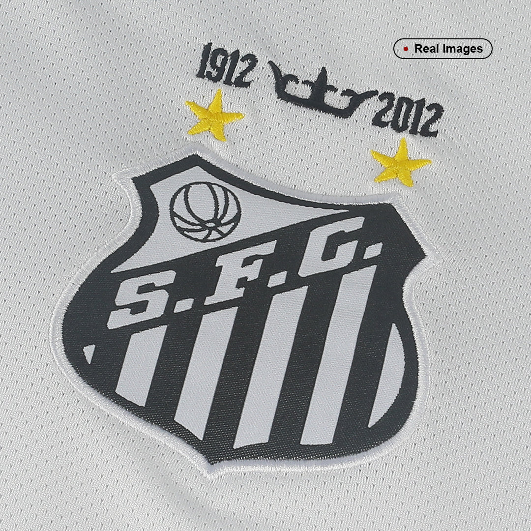 Maillot de football rétro domicile du Santos FC 2012