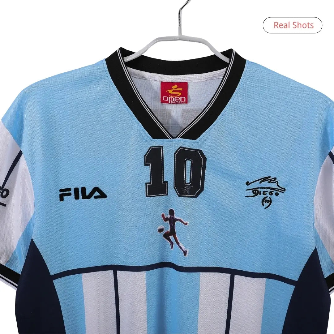 マラドーナ 背番号10 アルゼンチン代表 2001 ホーム レトロサッカーユニフォーム