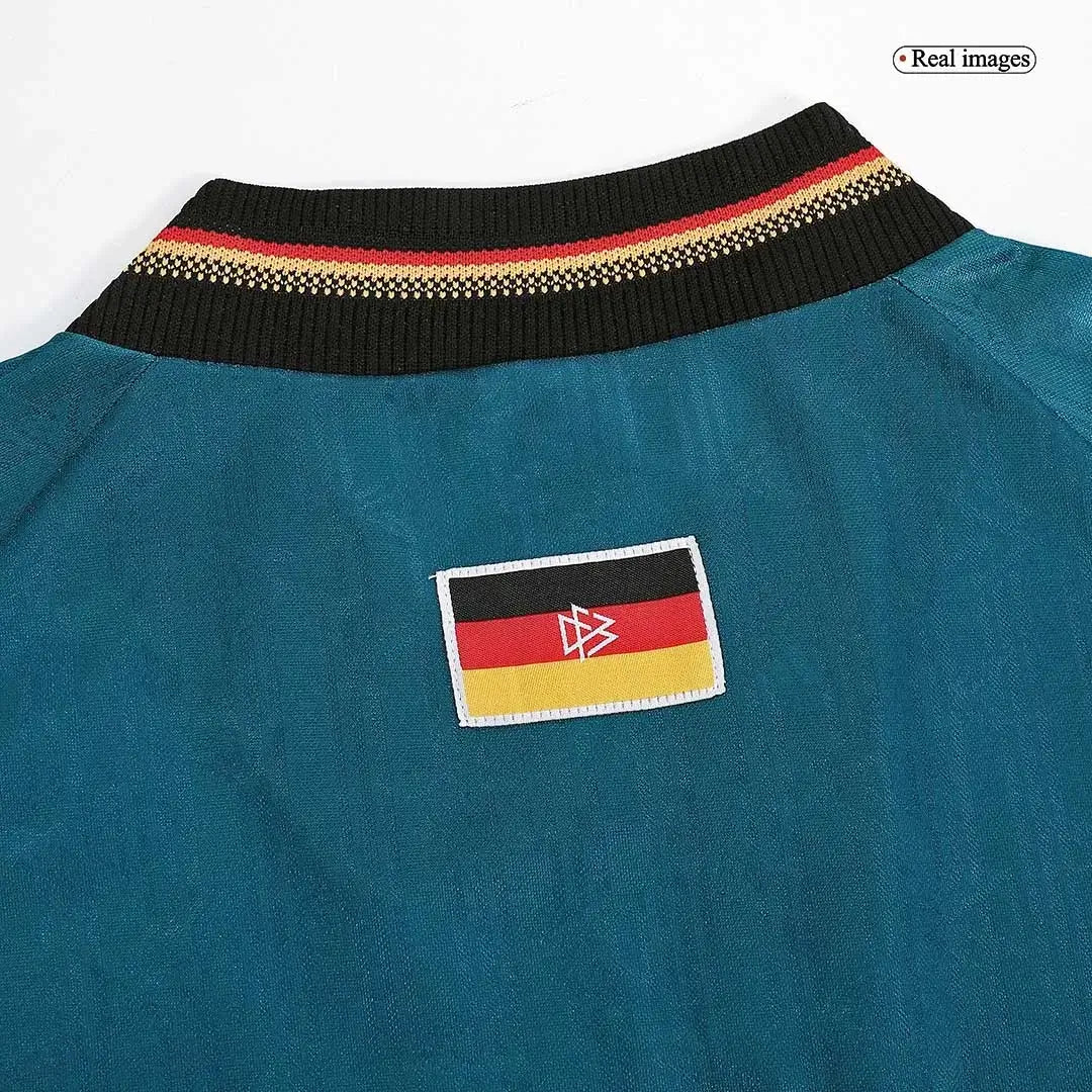 Retro KLINSMANN #18 Germany Away Football Jersey Euro Cup 1996
