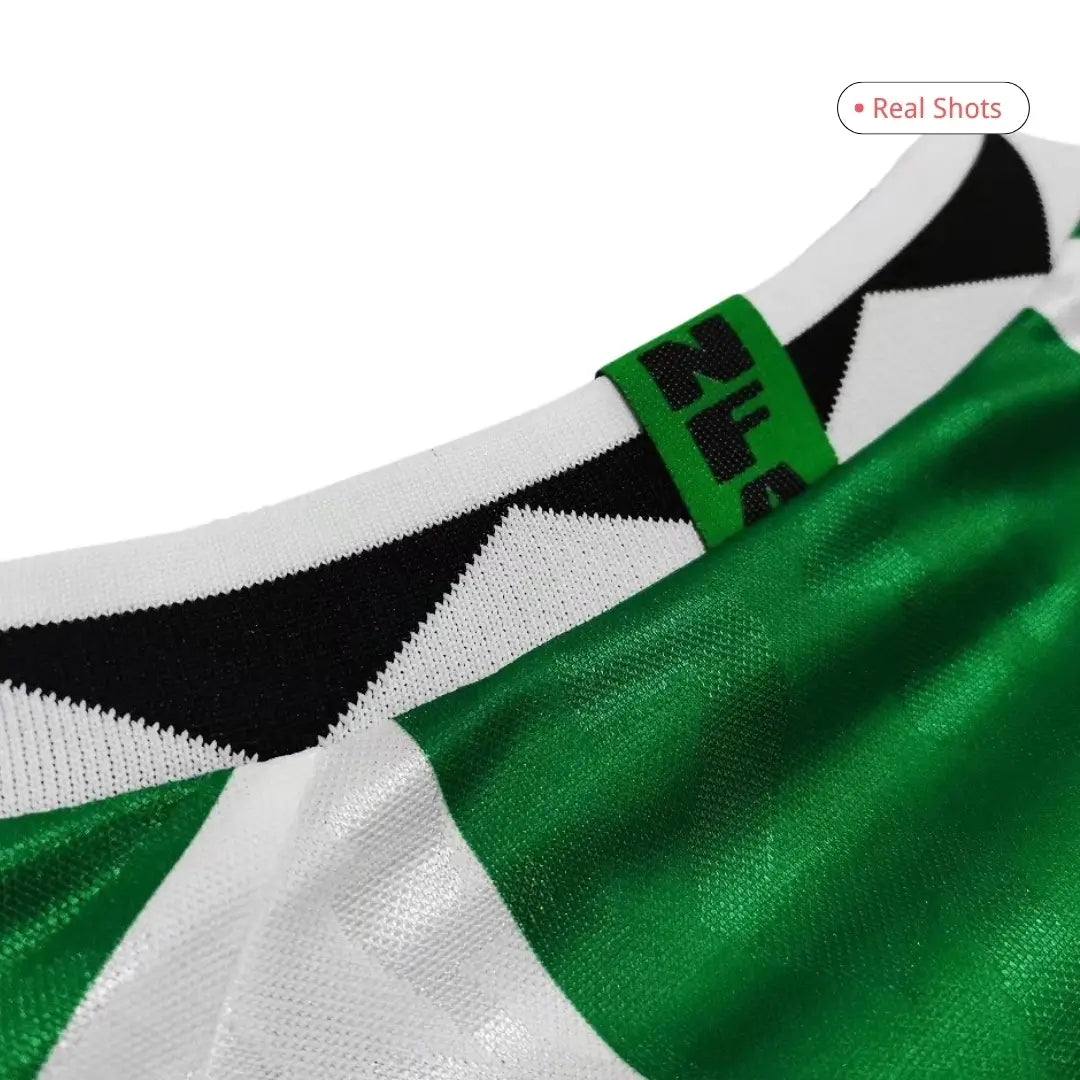 Okocha #10 Camiseta de fútbol retro de Nigeria visitante 1996