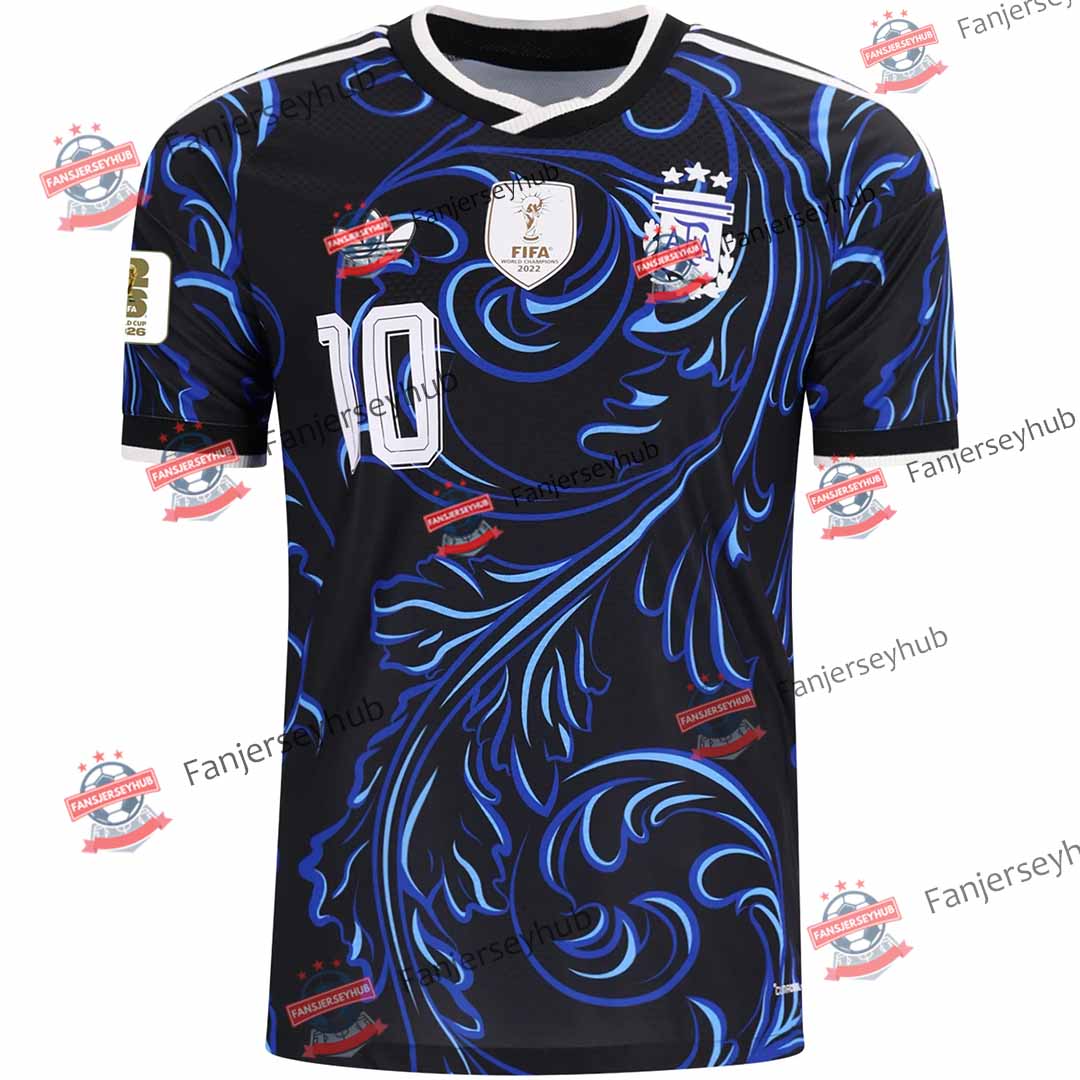 MESSI #10 La Albiceleste Camiseta de Visitante Versión Jugador Copa Mundial 2026