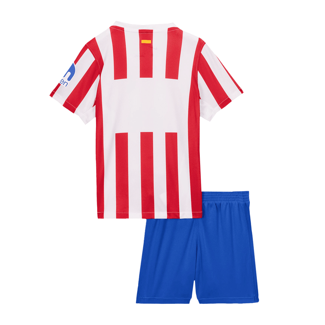 Atletico Madrid hjemmedrakt for barn - Trøye+shorts 2025/26