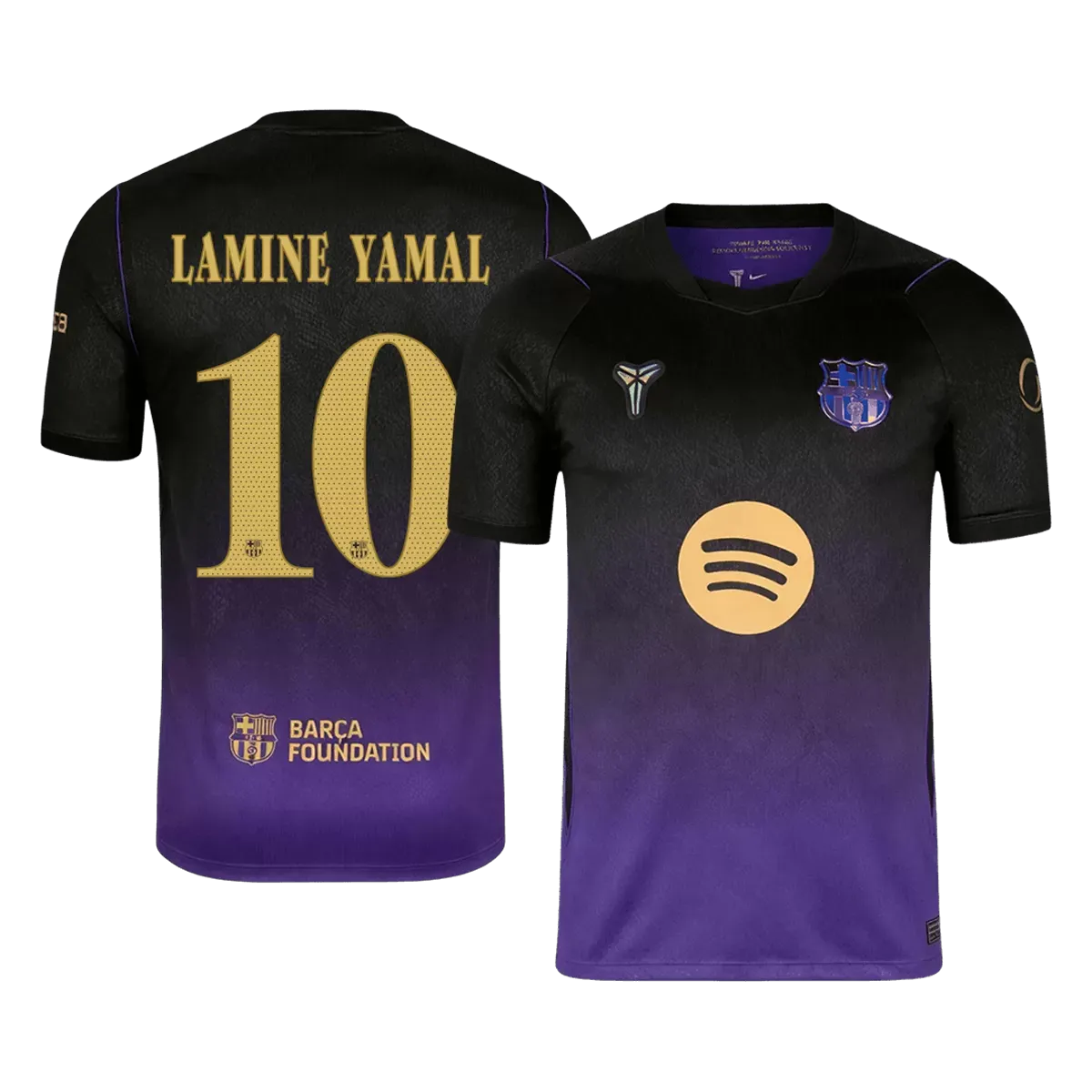 LAMINE YAMAL #10 Blaugrana x Kobe Bryant Away Soccer Jersey 2026/27 - UCL