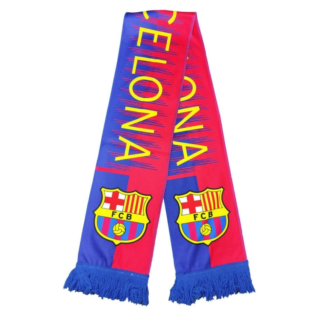 Barcelona-Schal Rot & Blau