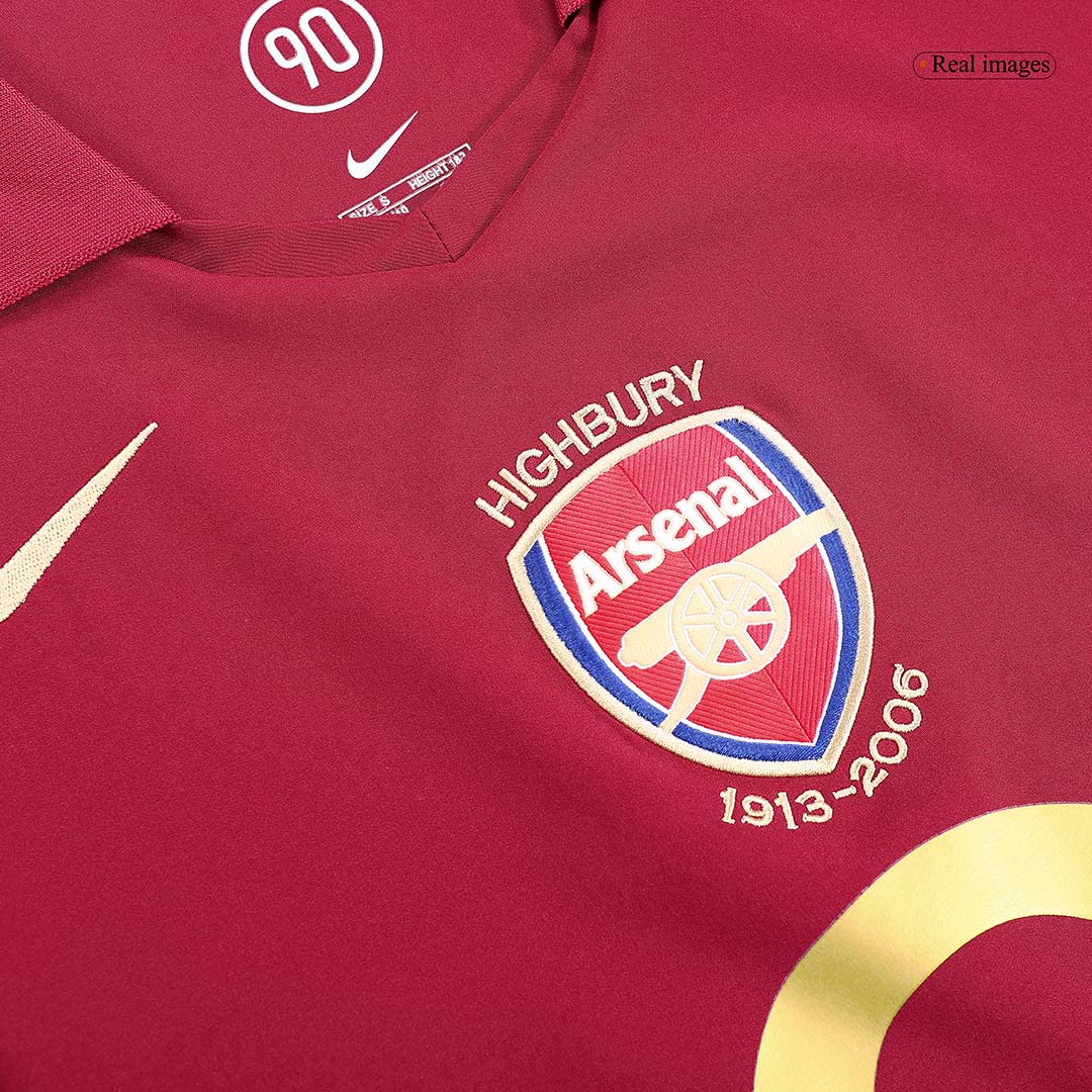BERGKAMP #10 Arsenal 2005/06 Hjemmedrakt (retro)