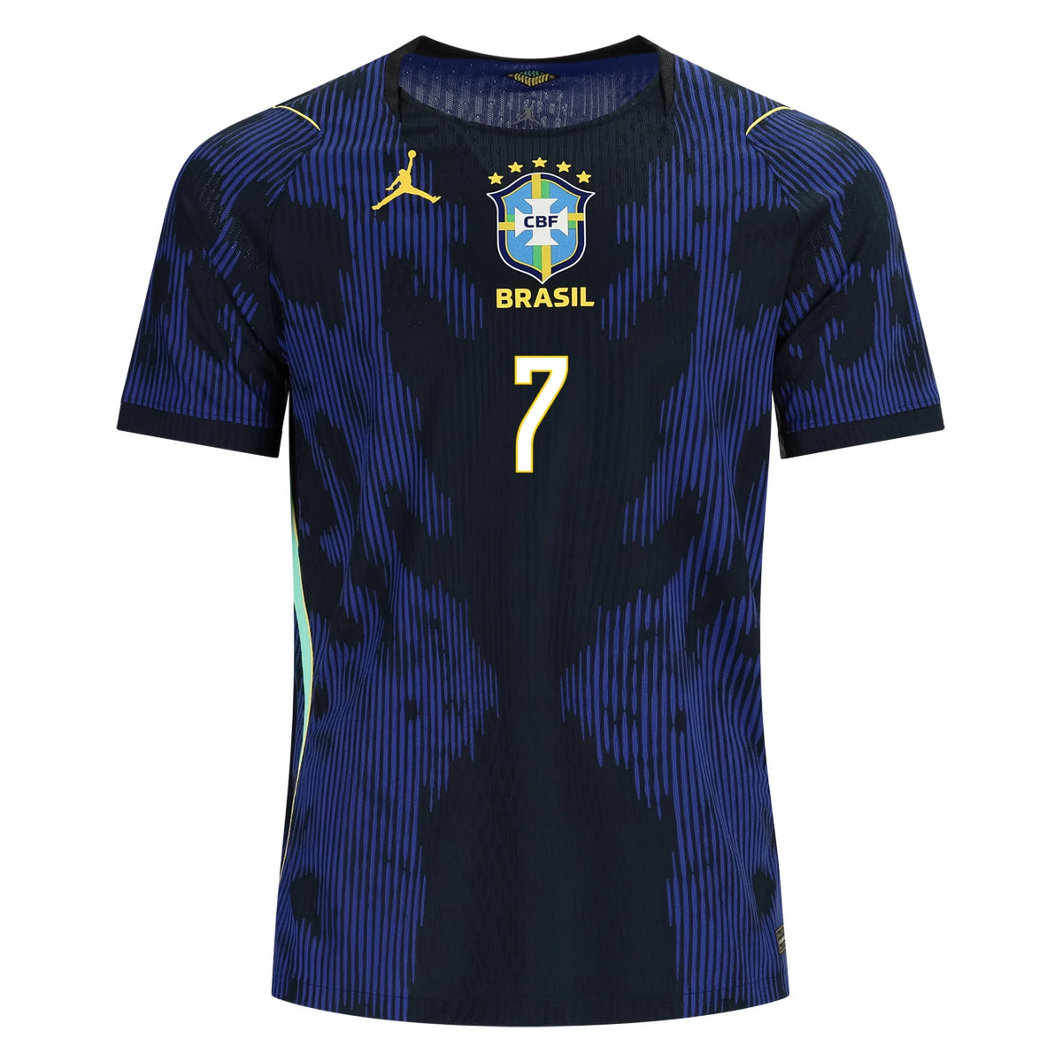 Vini Jr. #7 Brasil bortetrøye VM 2026 spillerversjon fotballdrakt