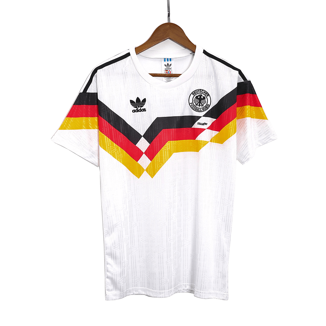 Maillot de football rétro domicile Allemagne 1990