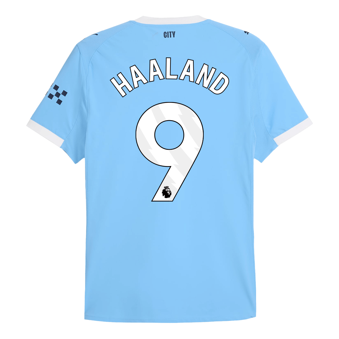 HAALAND #9 Manchester City Heimtrikot Spielerversion 2025/26 Blau