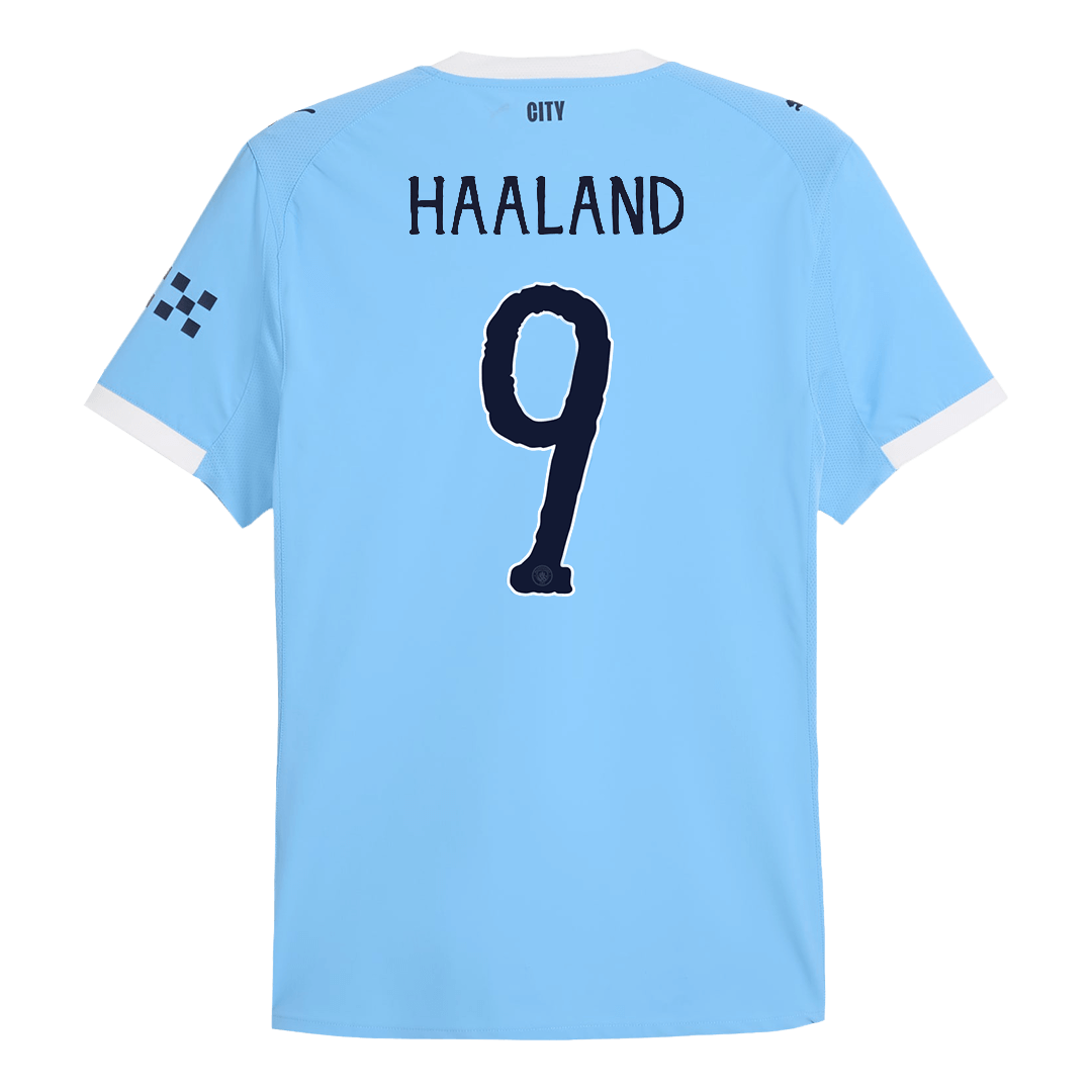 HAALAND #9 Manchester City Home Player Version Soccer Jersey 2025/26 Blue - Club World Cup