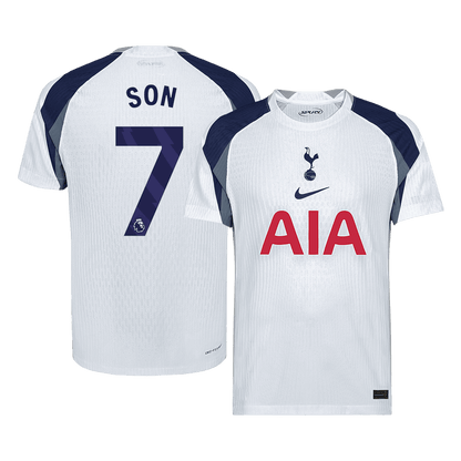 SON #7 Tottenham Hotspur Home Player Version Soccer Jersey 2025/26 White