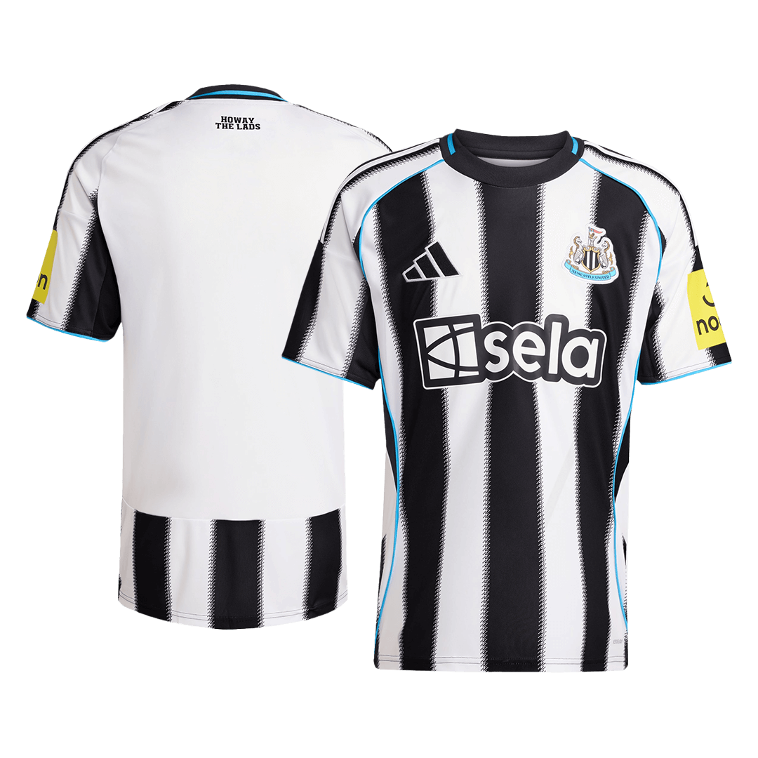 Newcastle United hjemmedrakt 2025/26 svart og hvit