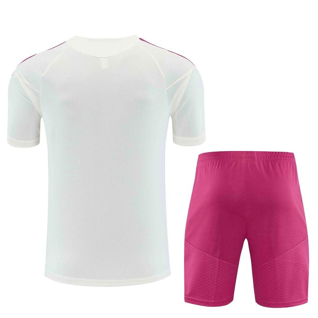 Real Madrid treningsdrakt - trøye + shorts 2026/27 beige