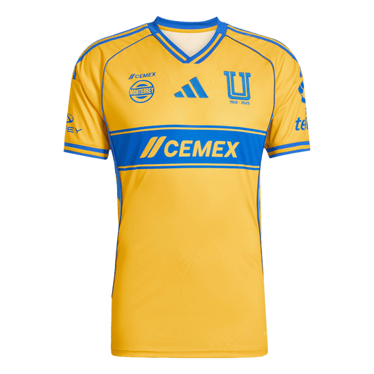 Tigres UANL Home Soccer Jersey 2025/26