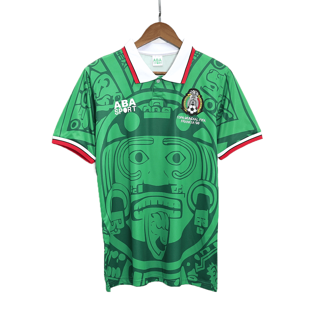 Maillot de football rétro domicile Mexique 1998