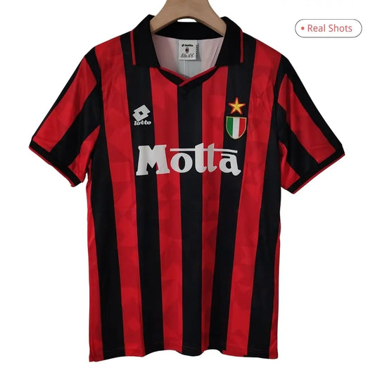 AC Milan 1993/94 Home Retro Soccer Jersey