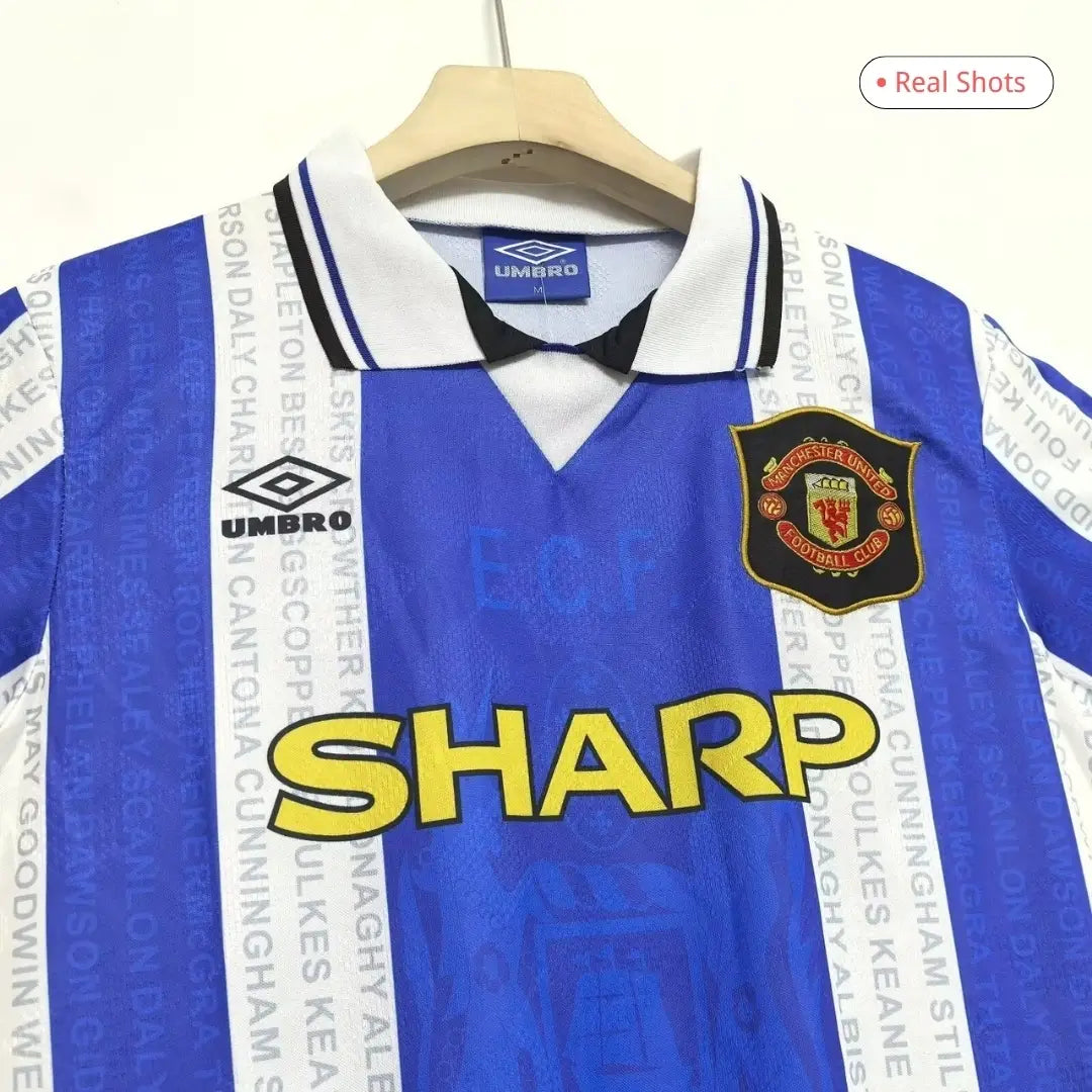 Manchester United 1994/96 uit-retrovoetbalshirt