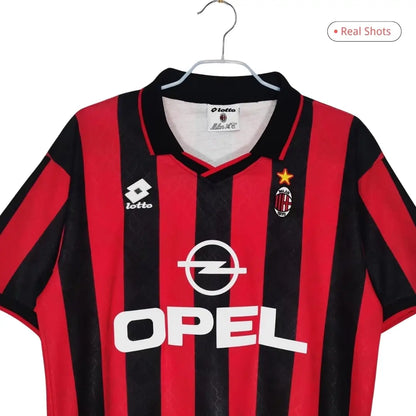 AC Mailand 1995/96 Heim-Retro-Fußballtrikot