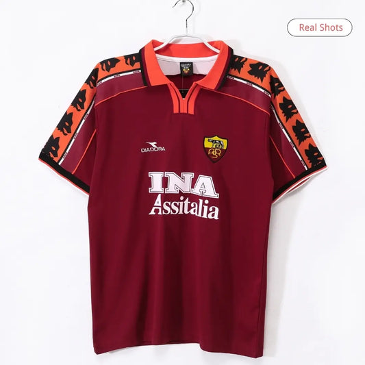 Ρετρό Εμφάνιση Ποδοσφαίρου Ρόμα 1998/99