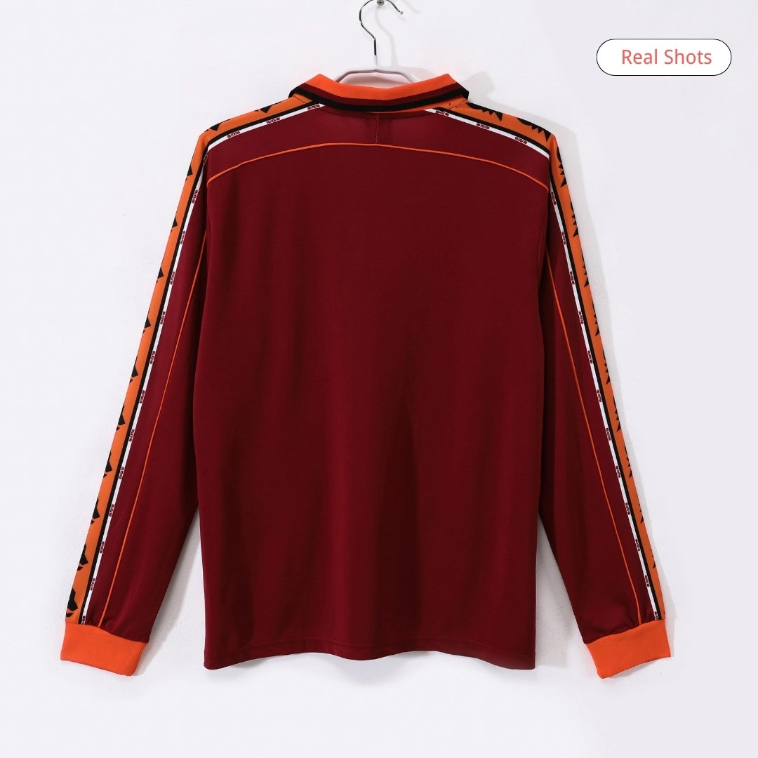 Maillot Rétro Domicile Manches Longues AS Roma 1998/99