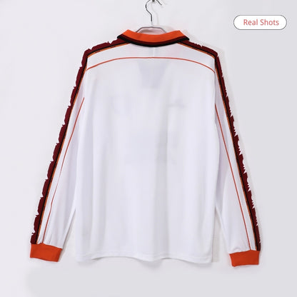 Maillot de foot rétro AS Roma 1998/99 extérieur manches longues