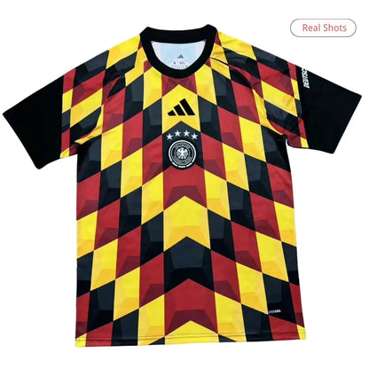 Maillot de football d'avant-match de l'Allemagne pour la Coupe du Monde 2026