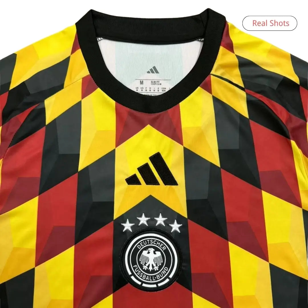 Maillot de football d'avant-match de l'Allemagne pour la Coupe du Monde 2026