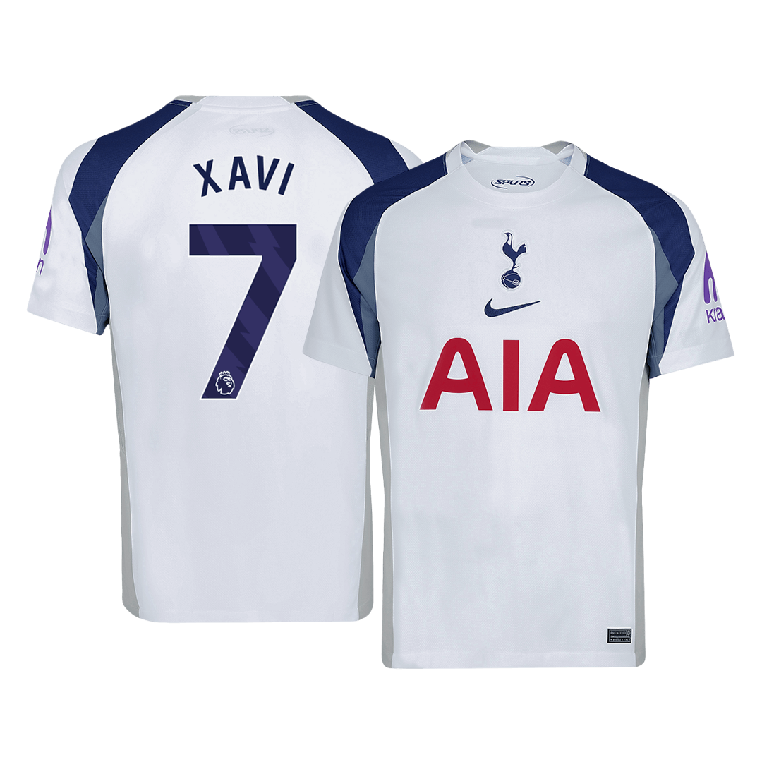 Maillot domicile de Tottenham Hotspur, numéro 7, saison 2025/26