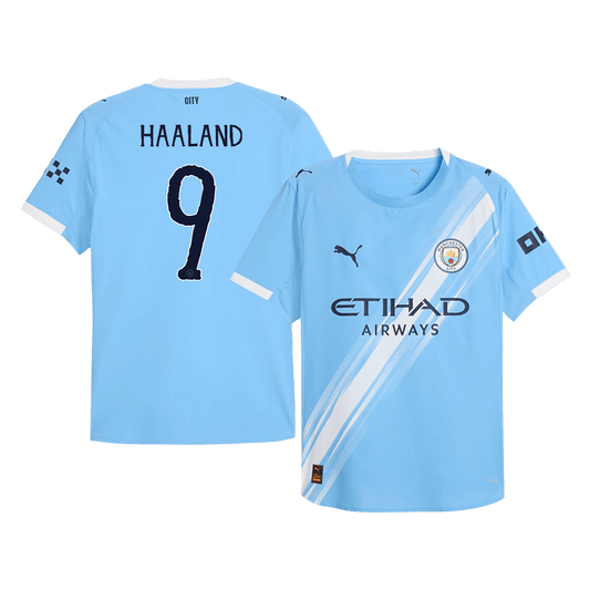 HAALAND #9 Manchester City Home Player Version Soccer Jersey 2025/26 Blue - Club World Cup
