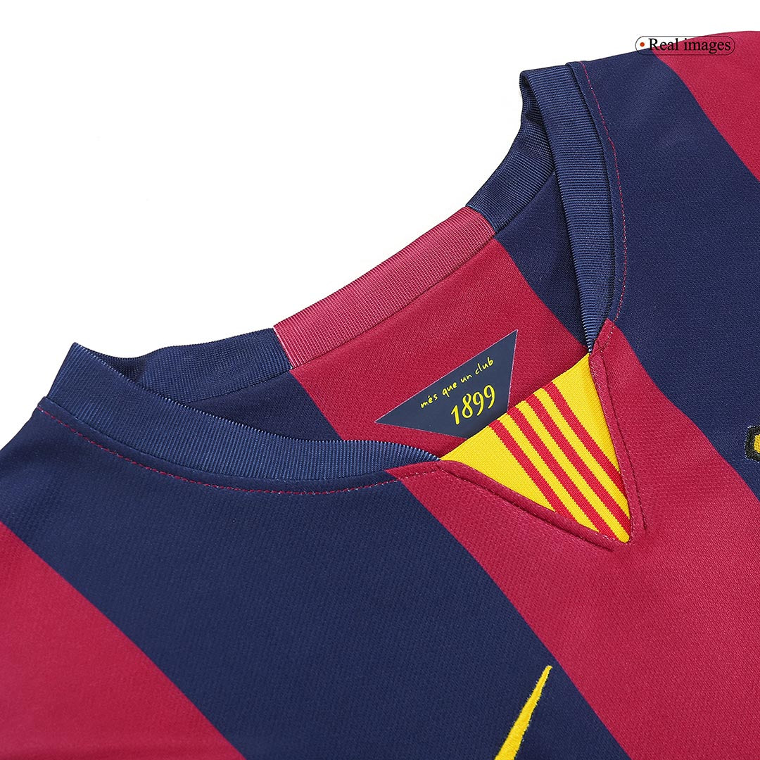 Barcelona NEYMAR JR #11 2014/15 Retro Home Soccer Jersey
