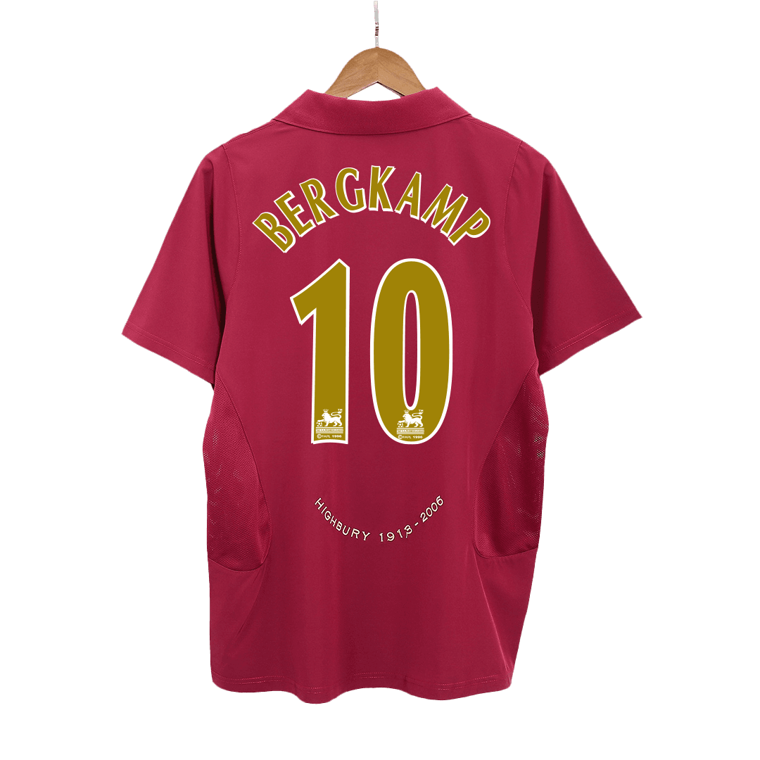 BERGKAMP #10 Arsenal 2005/06 Hjemmedrakt (retro)