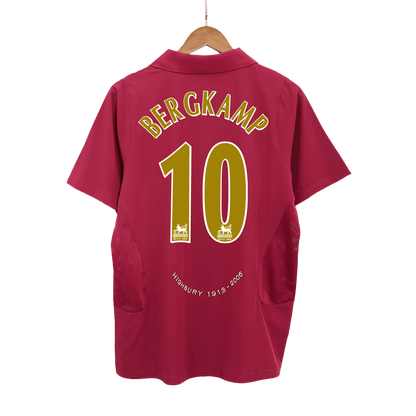BERGKAMP #10 Arsenal 2005/06 Hjemmedrakt (retro)
