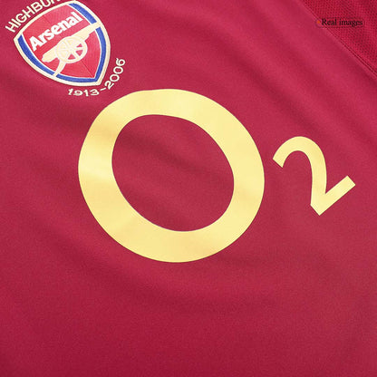 Arsenal 2005/06 retro hjemmedrakt i fotball