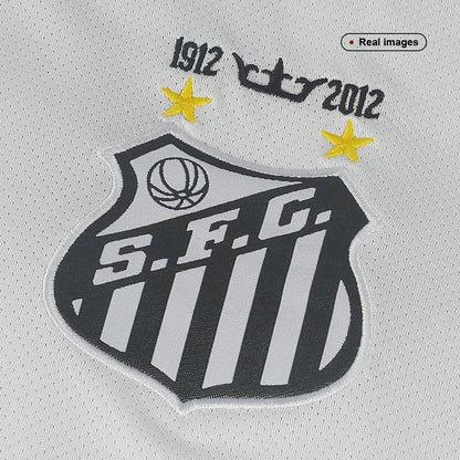 Maillot de football rétro domicile du Santos FC 2012