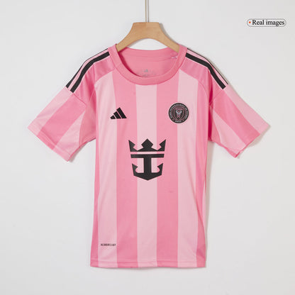 Inter Miami CF Kid's Home Soccer Jersey Kit (Jersey+Shorts) 2025 Pink