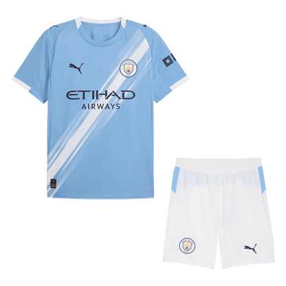 Manchester City hjemmedrakt (drakt + shorts) 2025/26 blå