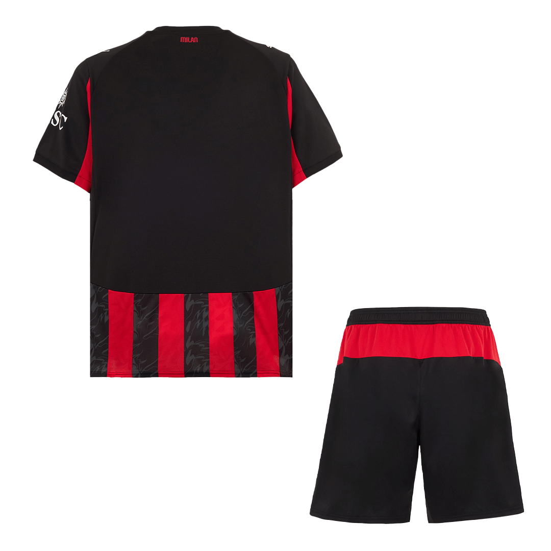 Εντός έδρας εμφάνιση AC Milan - Φανέλα+Σορτς 2025/26