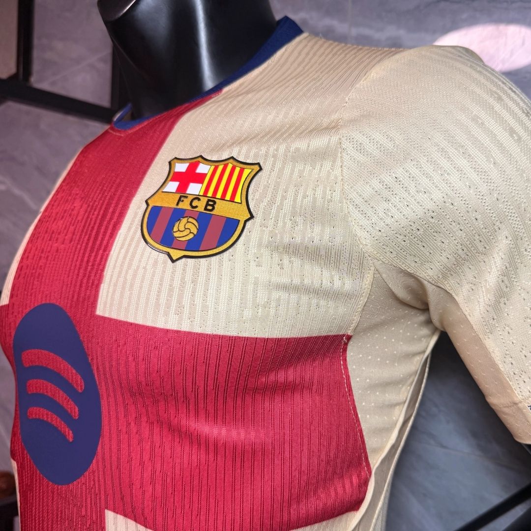 Blaugrana Fourth Away Player Version Soccer Jersey 2026/27