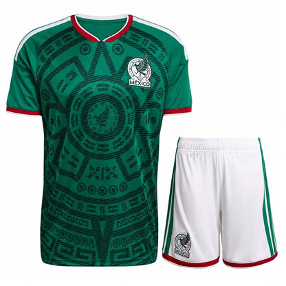 Mexico hjemmedrakt fotballsett 2026 VM uten logo