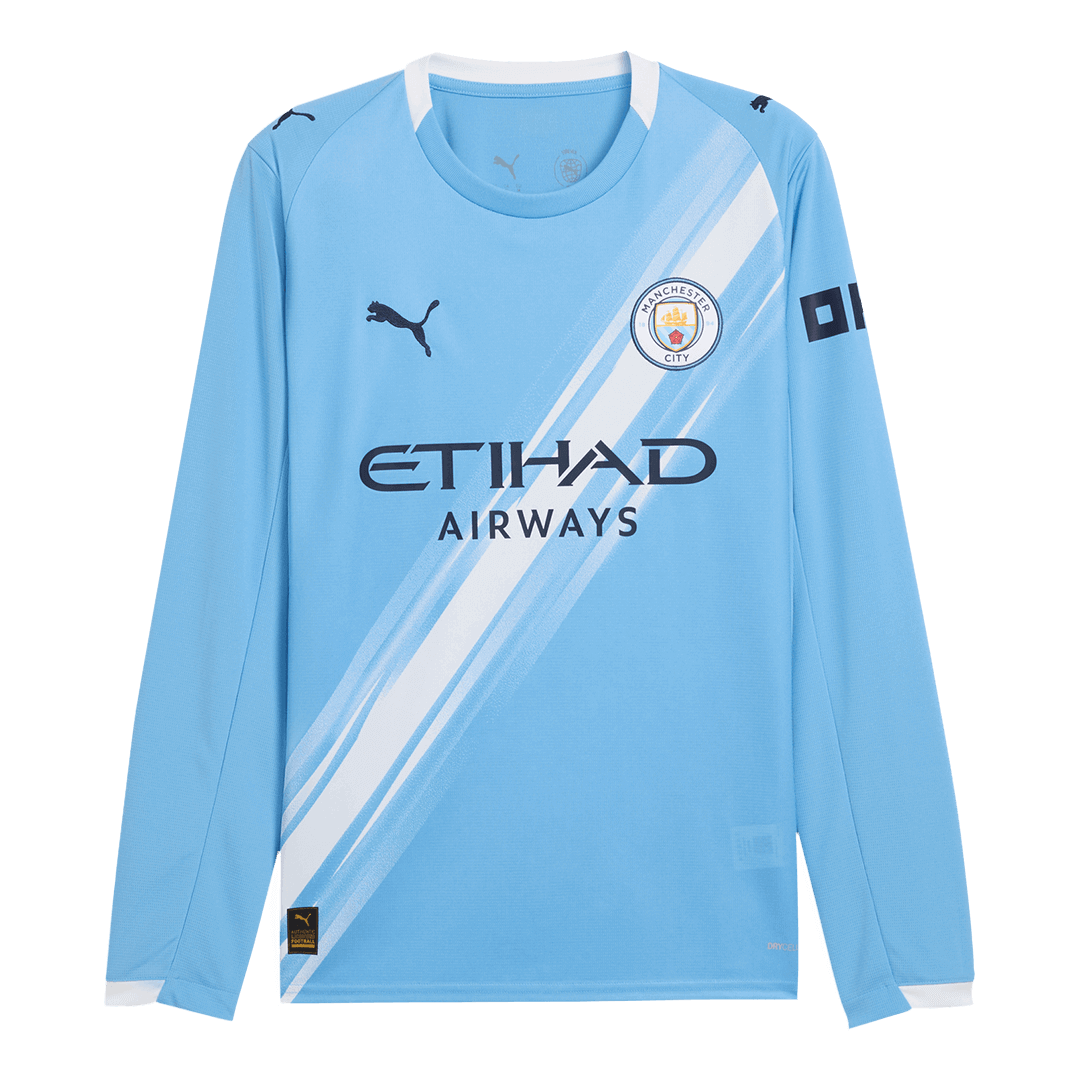 Manchester City hjemmetrøye med lange ermer 2025/26
