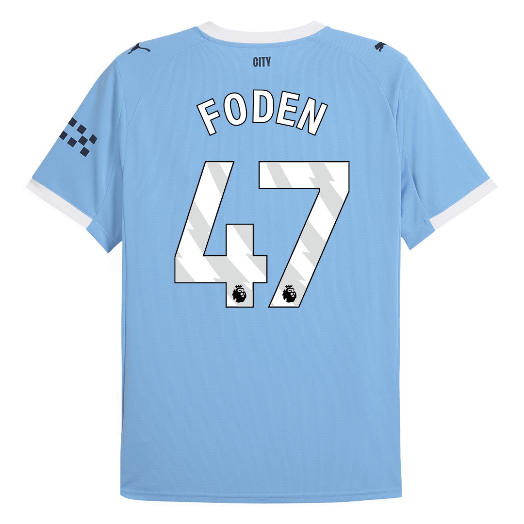 FODEN #47 Manchester City thuisshirt 2025/26 blauw