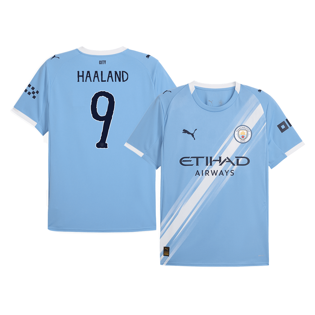 Επίσημη εμφάνιση Manchester City 2025/26 HAALAND #9, εντός έδρας, μπλε - Παγκόσμιο Κύπελλο Συλλόγων