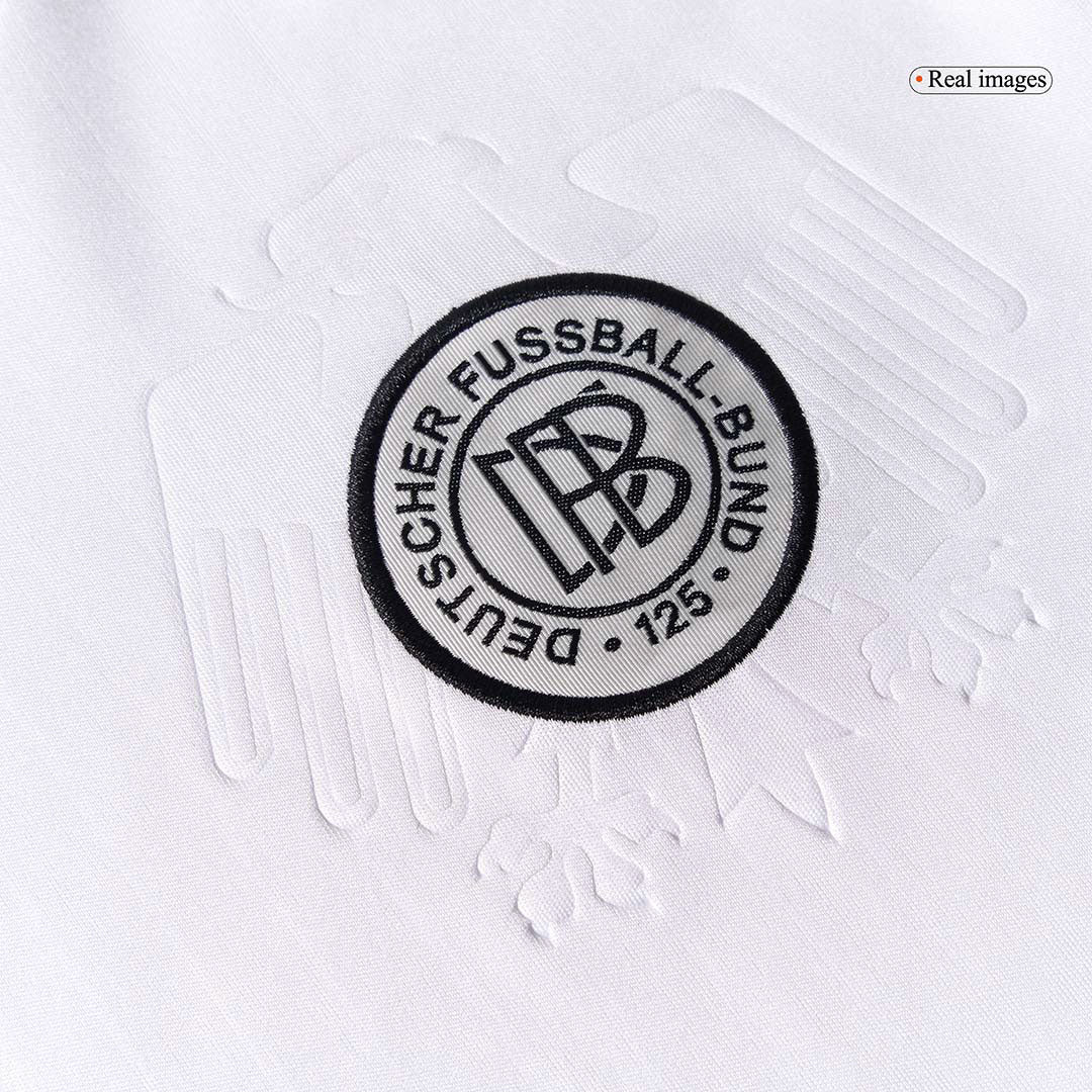 Germany 125th Anniversary Kid's Soccer Jersey Kit (Jersey+Shorts) 2025 White