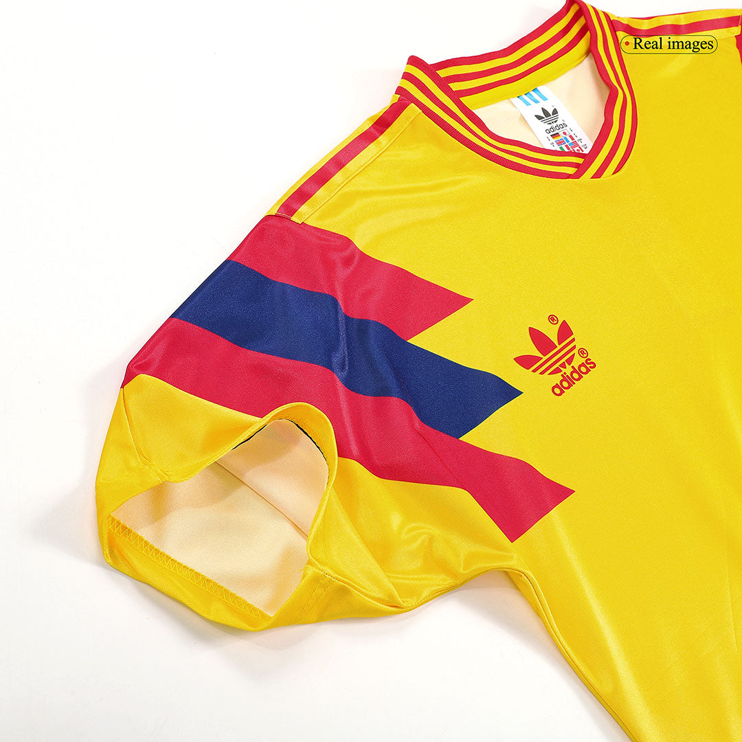Colombia 1990 Hjemme Retro Fotballdrakt