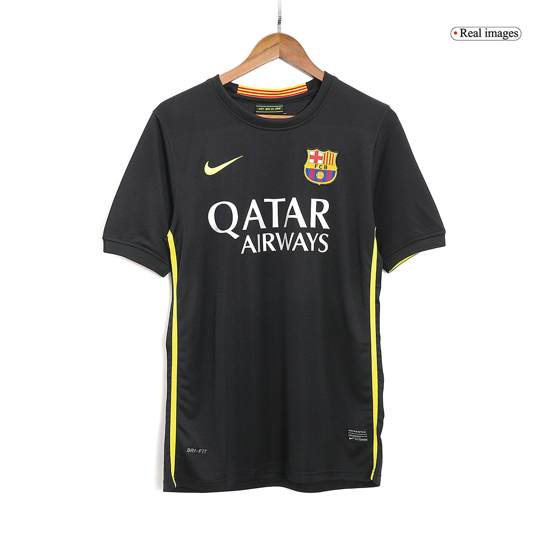 Messi #10 Barcelona 2013/14 Retro Tercera Camiseta de Fútbol de Visitante
