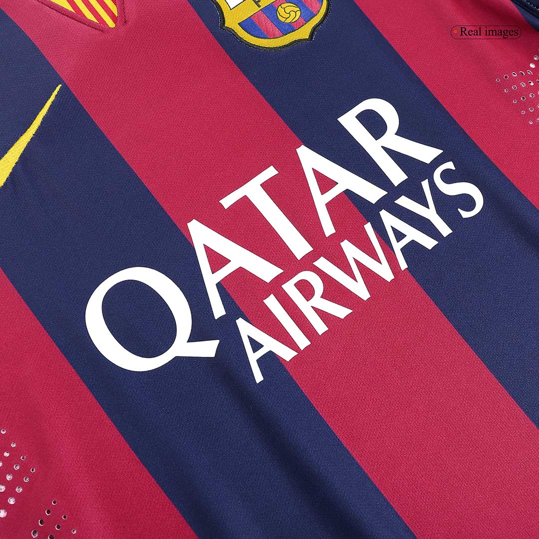 Barcelona NEYMAR JR #11 2014/15 Retro Home Soccer Jersey
