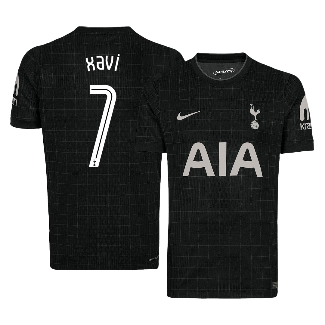 XAVI #7 トッテナム・ホットスパー 2025/26 アウェイ ユニフォーム - UCL