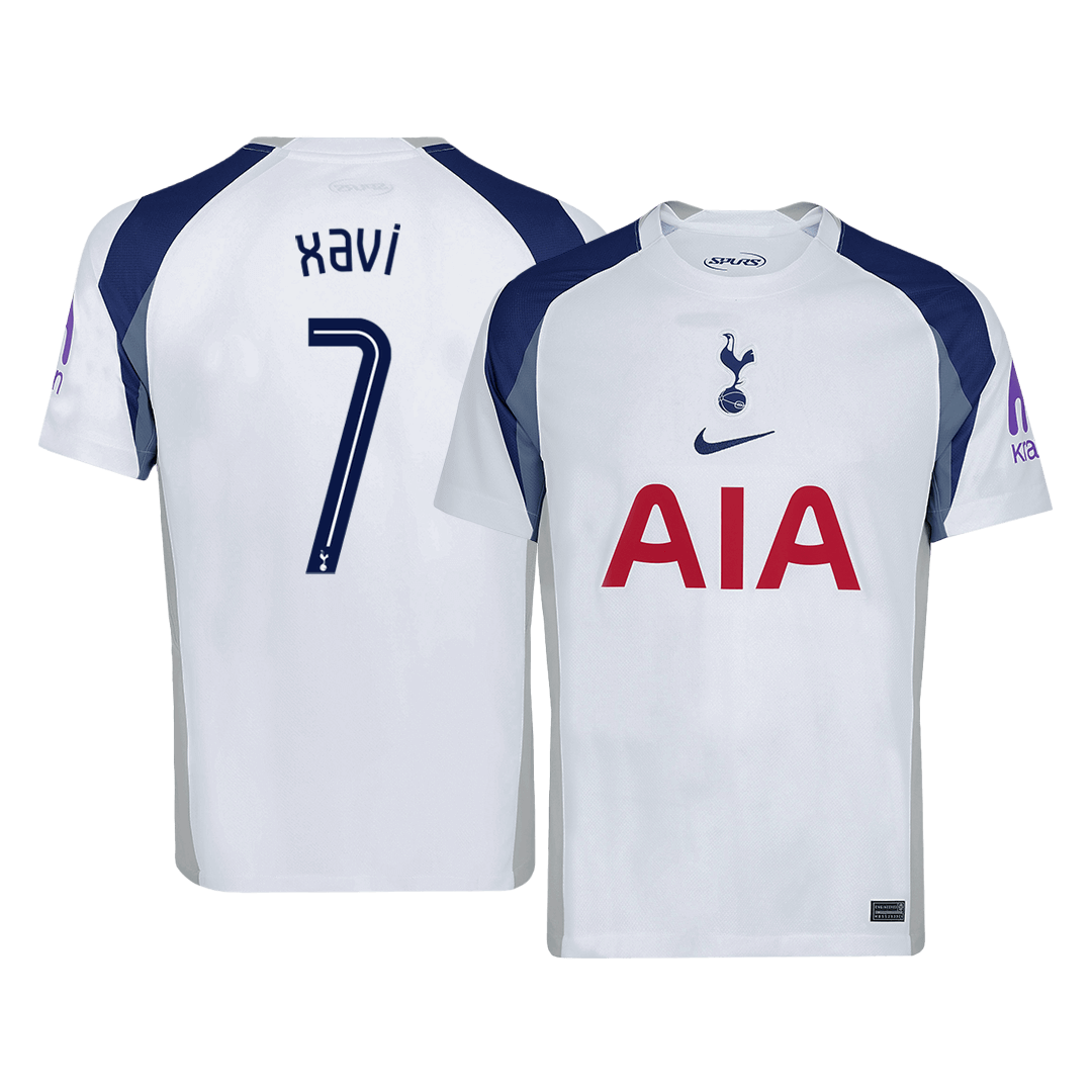 Maillot domicile de Tottenham Hotspur 2025/26 - XAVI #7 - Ligue des Champions
