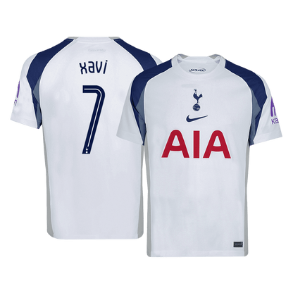 Maillot domicile de Tottenham Hotspur 2025/26 - XAVI #7 - Ligue des Champions