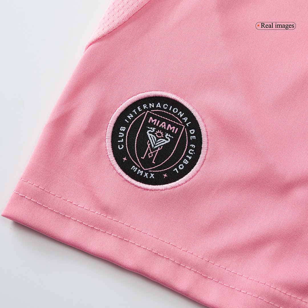 Inter Miami CF Kid's Home Soccer Jersey Kit (Jersey+Shorts) 2025 Pink