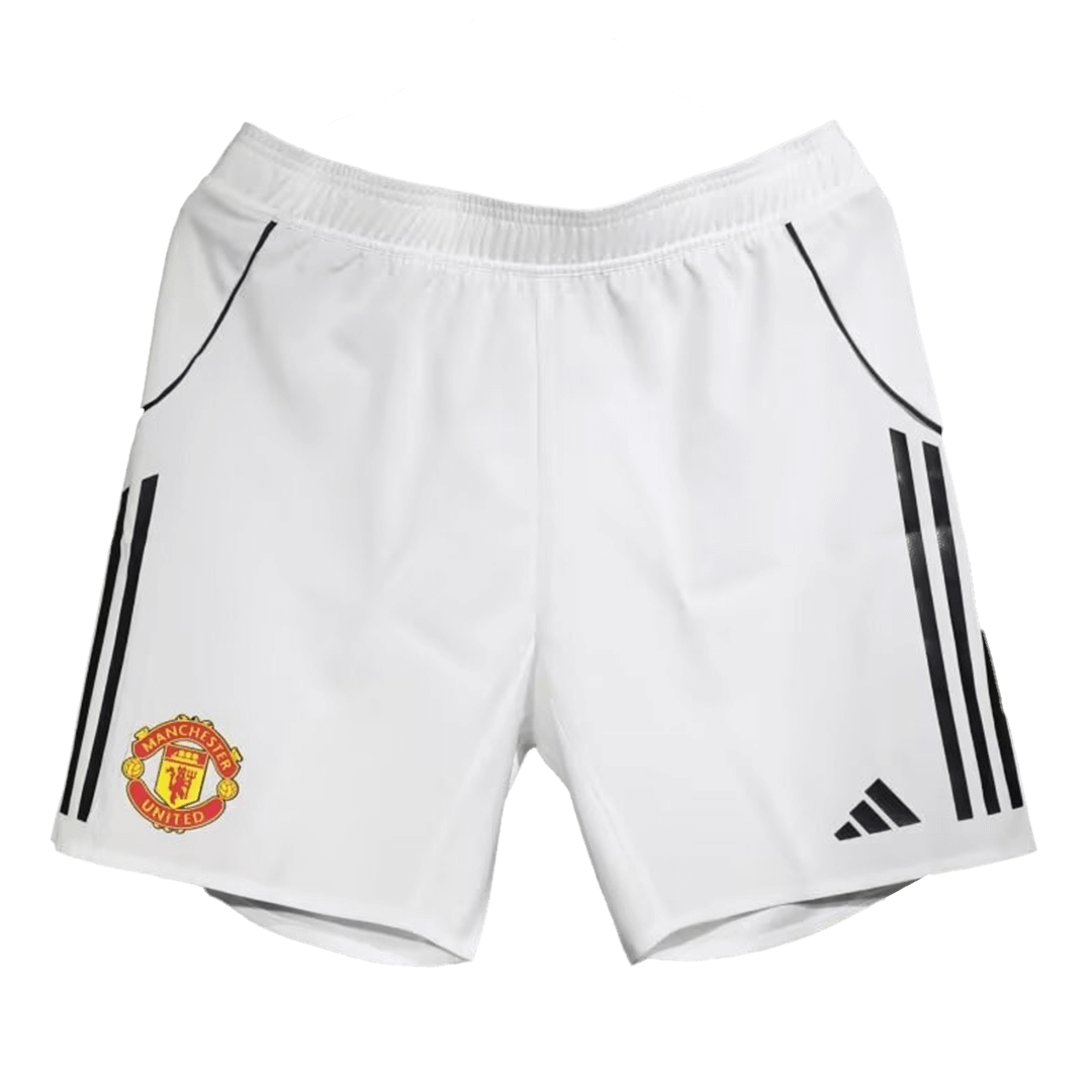Manchester United Thuis Spelersversie Voetbalshort 2025/26
